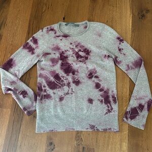 Raquel Allegra cashmere tie die sweater